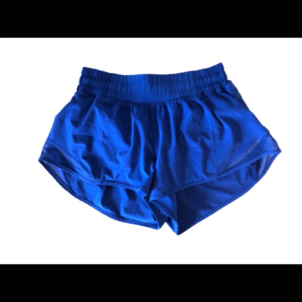 Royal Blue Lululemon Hotty Hot Shorts Regular 2.5”